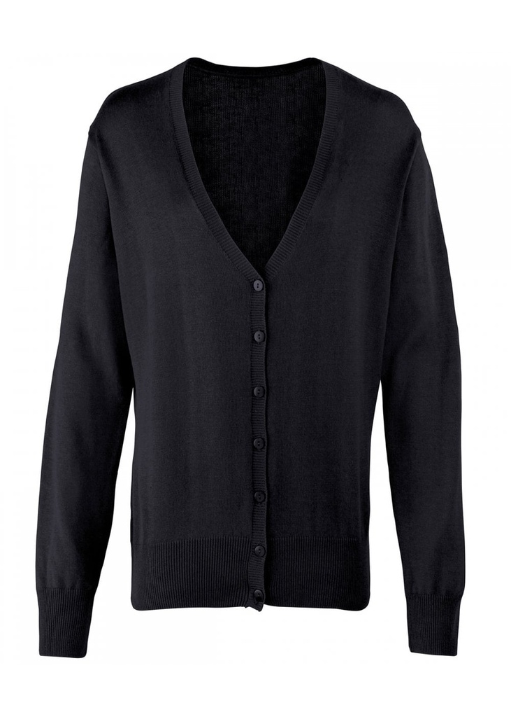 Premier Ladies Cotton Acrylic V Neck Cardigan PR697
