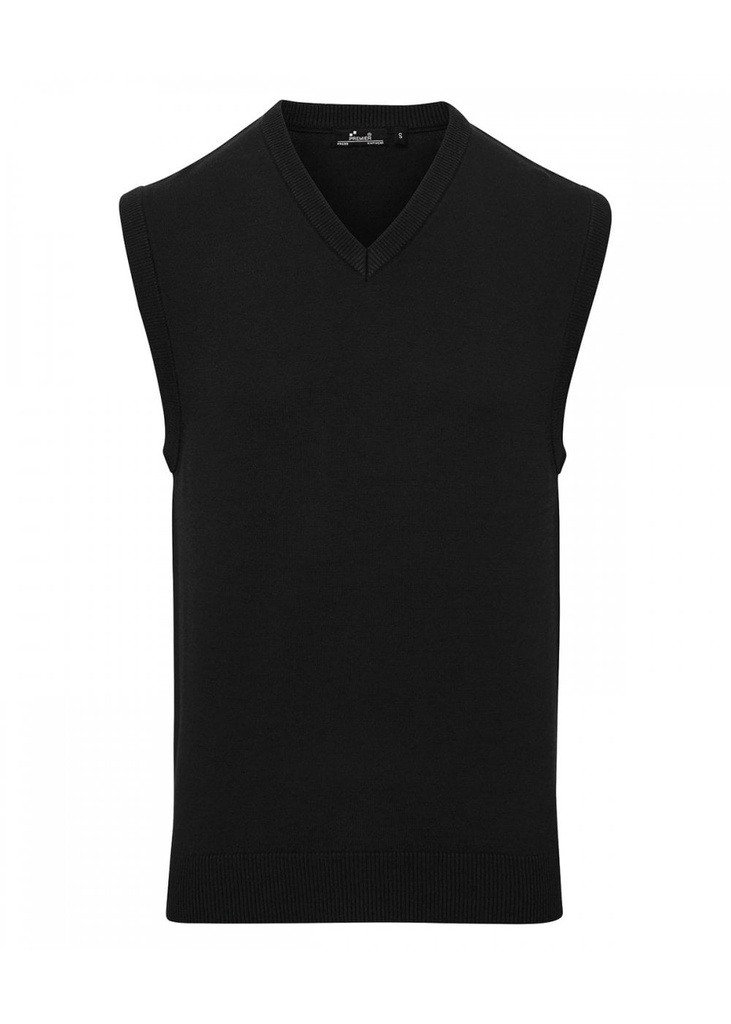 Premier Sleeveless Cotton Acrylic V Neck Sweater PR699