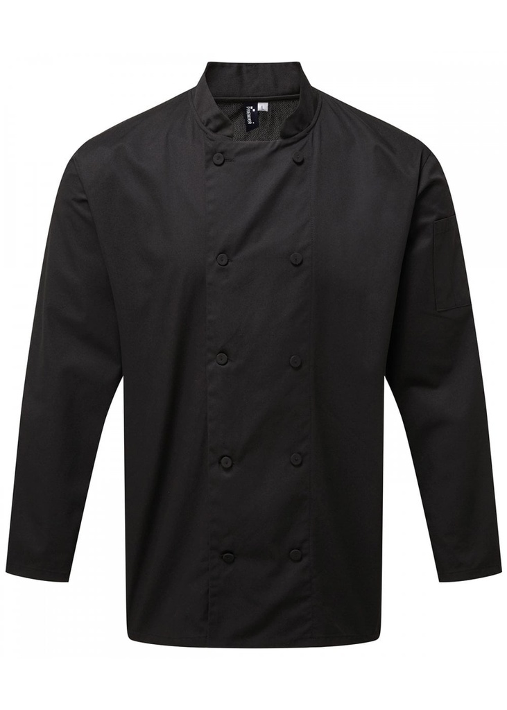 Premier Chefs Coolchecker Long Sleeve Jacket PR903
