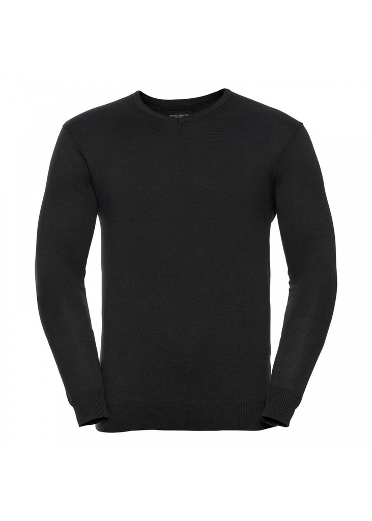 Russell Mens V-Neck Knitted Pullover R710M