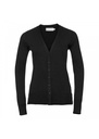 Russell Collection Ladies V-Neck Knitted Cardigan R715F