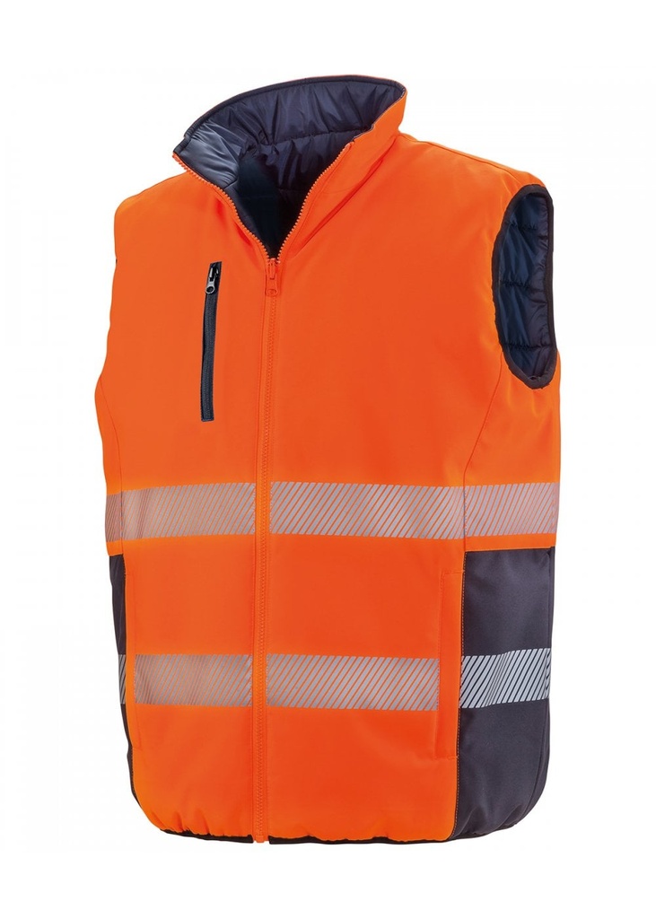 Result Safeguard Reversible Soft Padded Gilet R332X