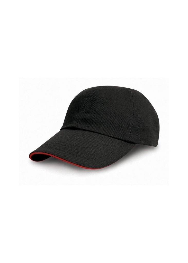 Result Headwear Heavy Cotton Drill Pro-Style With Sandwich Peak RC10P