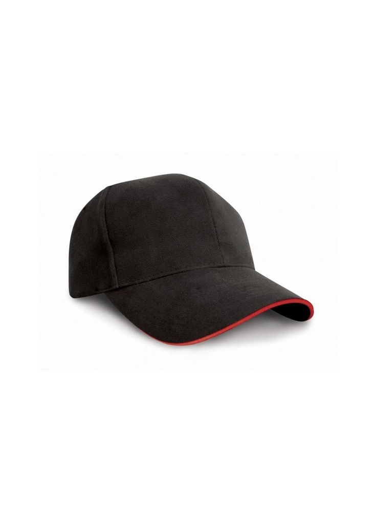 Result Headwear Pro-Style Heavy Cotton Cap With Sandwich Peak RC25P