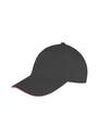 Result Headwear Memphis Brushed Cotton Low Profile Sandwich Peak Cap RC91X
