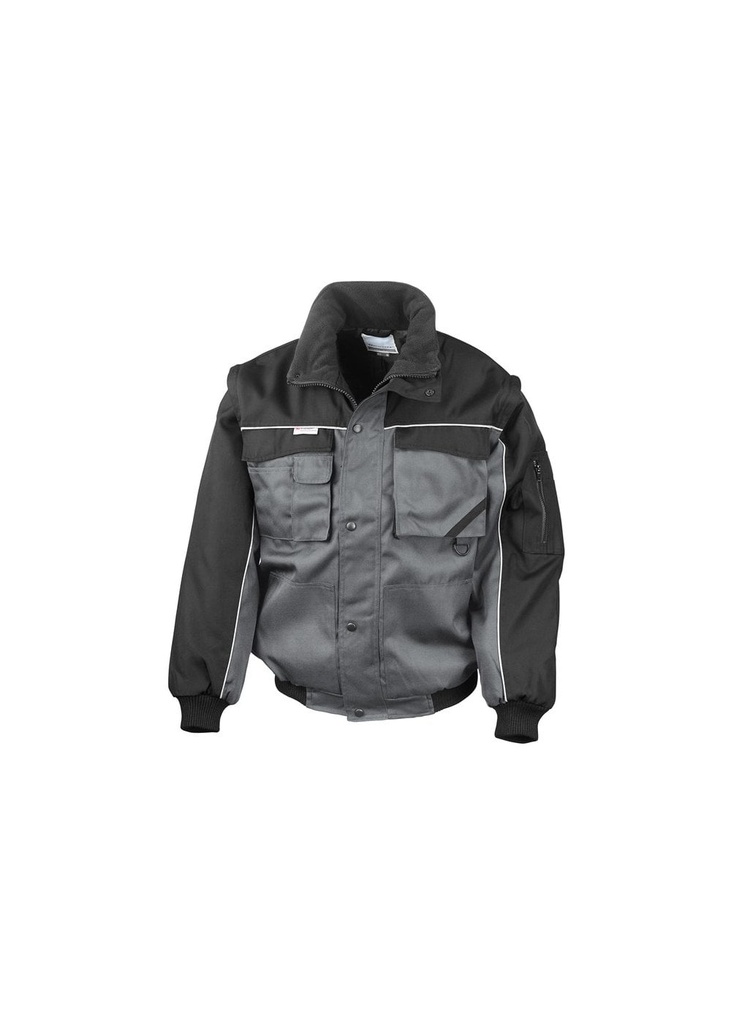 Result Work-Guard Zip Sleeve Heavy-Duty Pilot Jacket RE71A