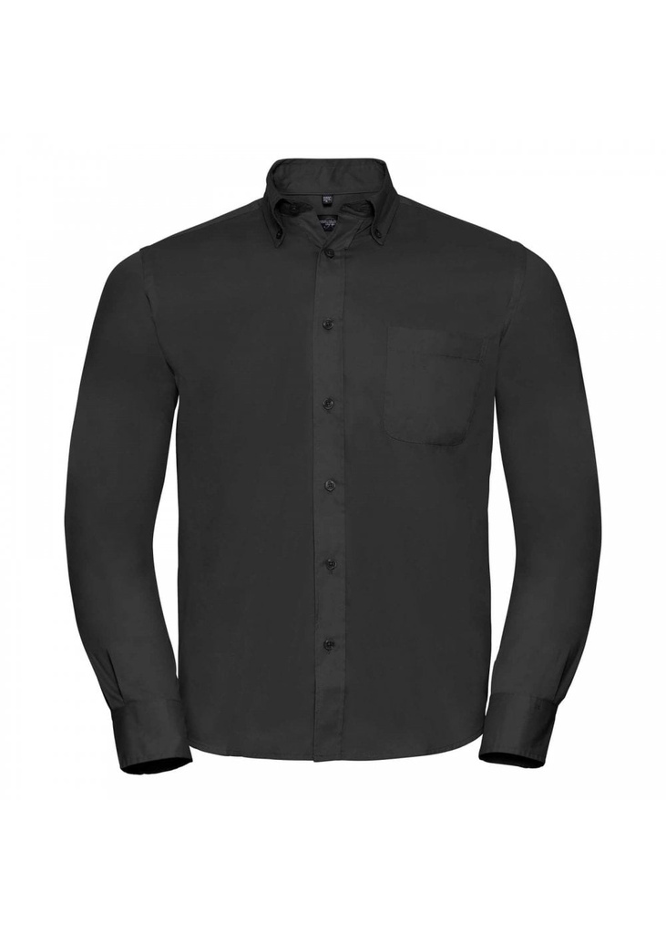 Russell Collection Mens Long Sleeve Classic Twill Shirt R916M