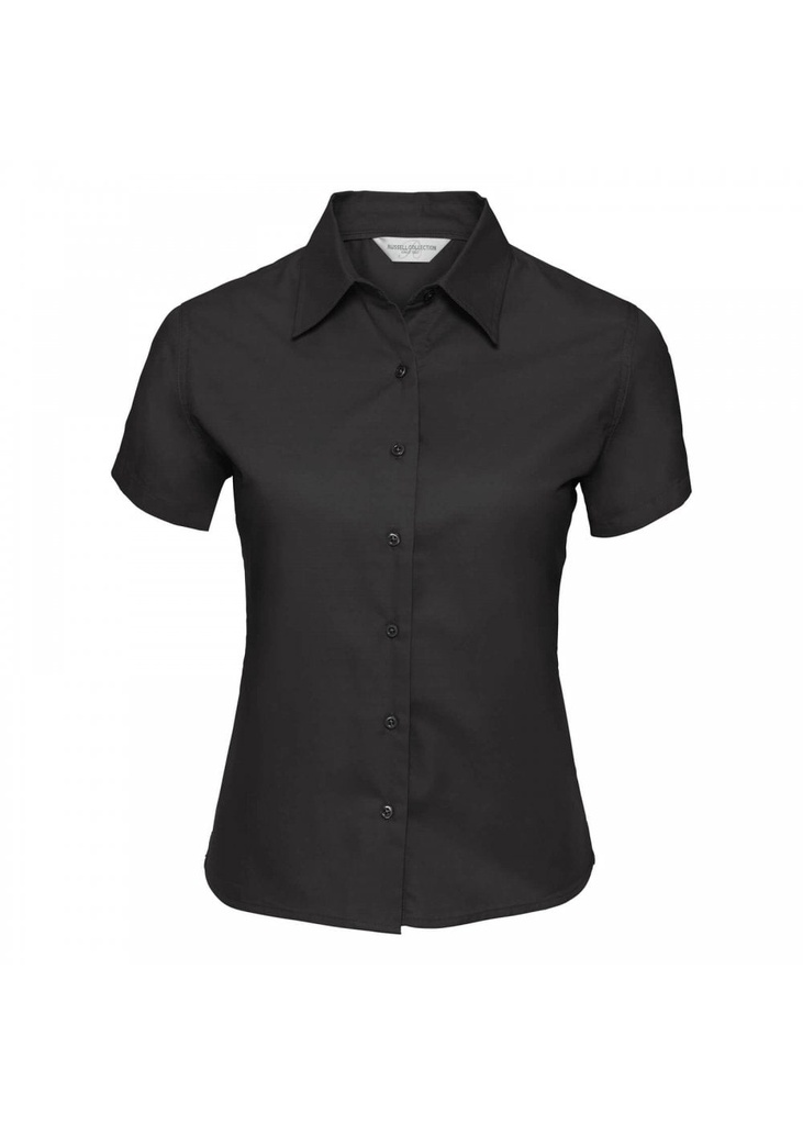 Russell Collection Ladies Short Sleeve Classic Twill Shirt R917F