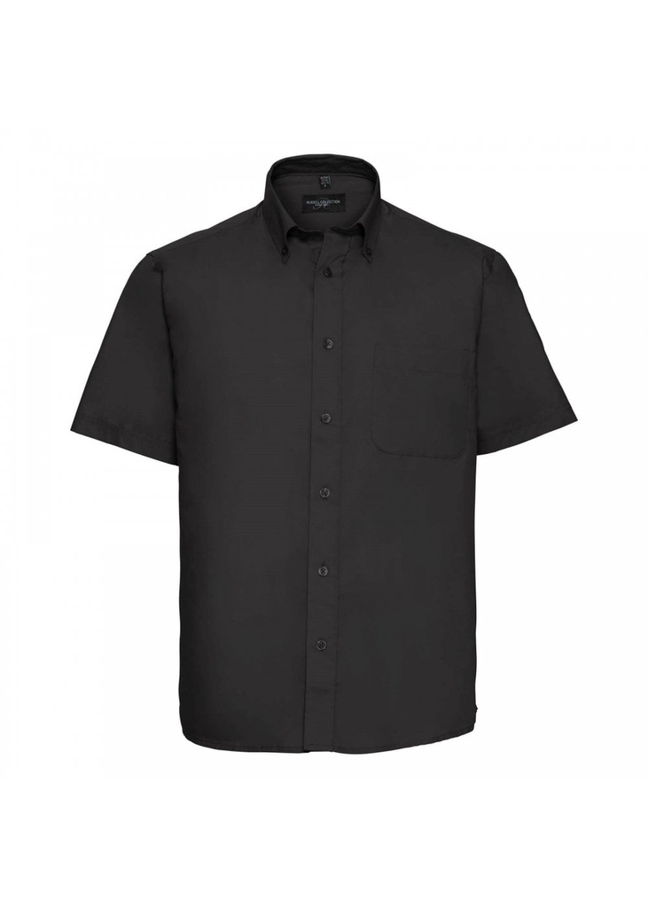 Russell Collection Mens Short Sleeve Classic Twill Shirt R917M