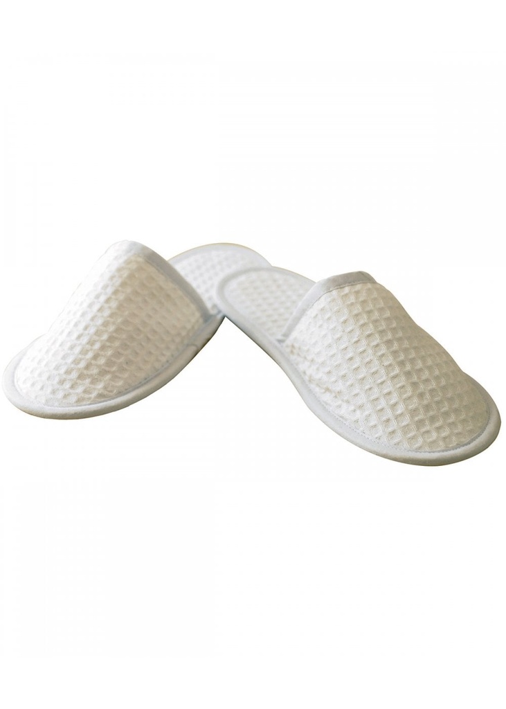 Towel City Waffle Mule Slippers TC066