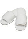 Towel City Open Toe Slippers White TC067