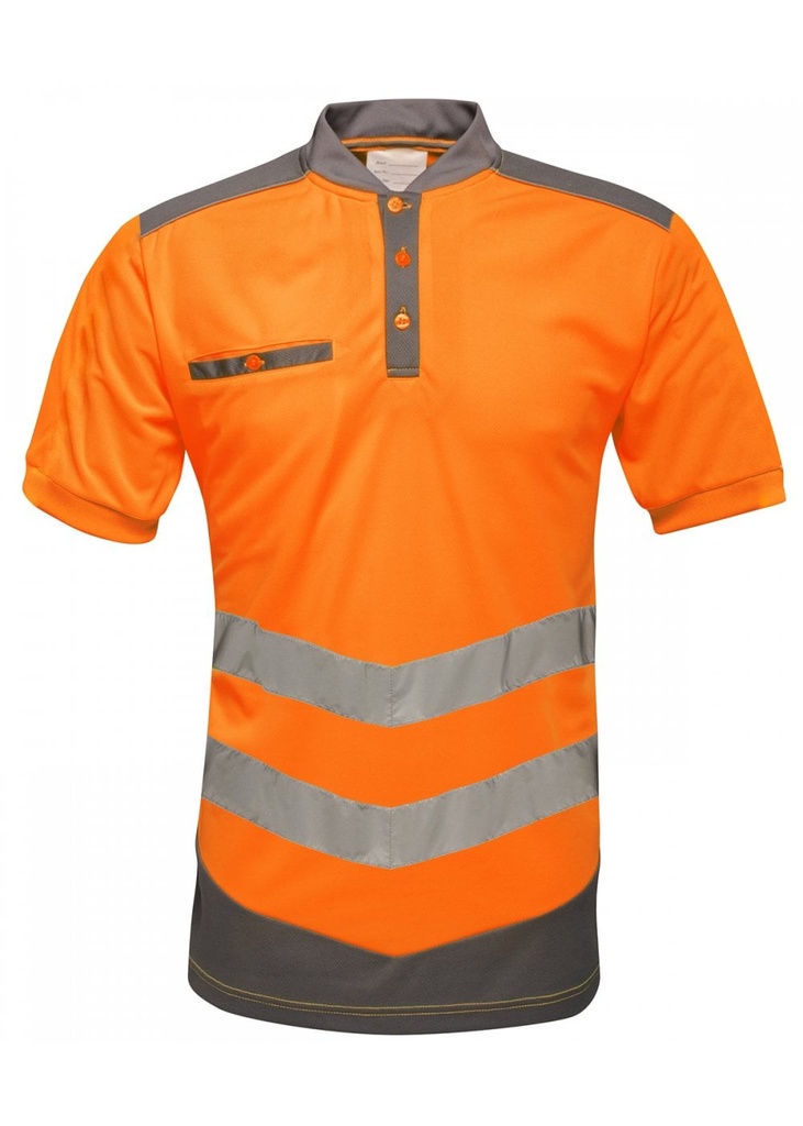 Regatta Tactical Threads Tactical Hi Vis Reflective Polo Work Shirt TRS176