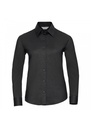 Russell Collection Ladies Long Sleeve Tailored Oxford Shirt R932F