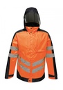 Regatta High Visibility High-Vis Waterproof Insulated Reflective Work Jacket TRA341