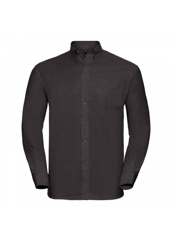 Russell Collection Mens Long Sleeve Classic Oxford Shirt R932M