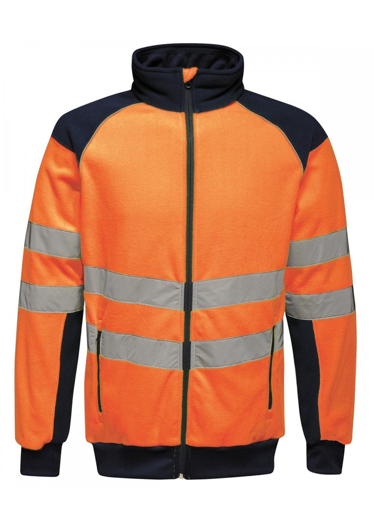 Regatta High Visibility High-Vis Pro Full Zip Work Fleece TRF525