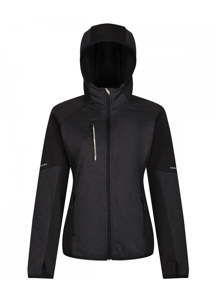 Regatta Professional Womens X Pro Coldspring II Hybrid Full Zip Hooded Fleece TRF621