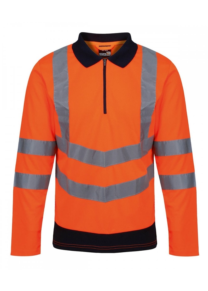 Regatta Pro Hi Vis LS Polo TRS192
