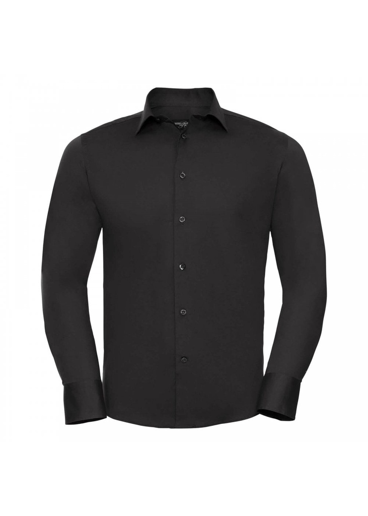 Russell Collection Mens Long Sleeve Fitted Stretch Shirt R946M