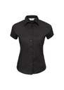 Russell Collection Ladies Short Sleeve Fitted Stretch Shirt R947F