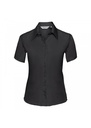Russell Collection Ladies Short Sleeve Tailored Ultimate Non-Iron Shirt R957F