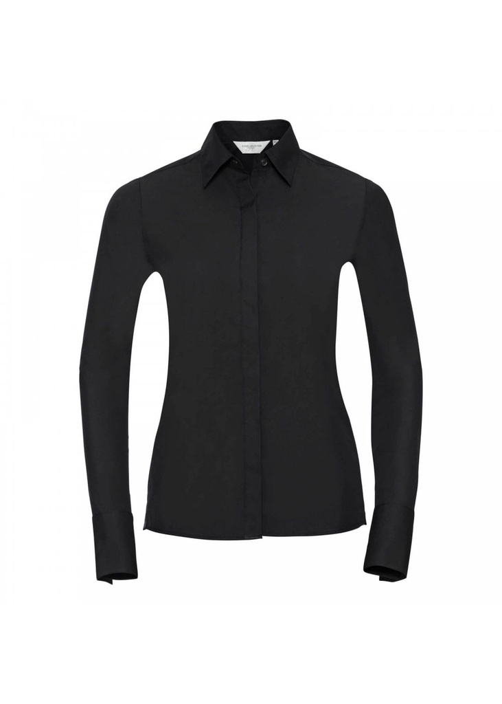 Russell Collection Ladies Long Sleeve Fitted Ultimate Stretch Shirt R960F