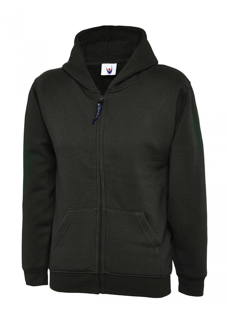 Uneek Childrens Classic Full Zip Hooded Sweatshirt UC506