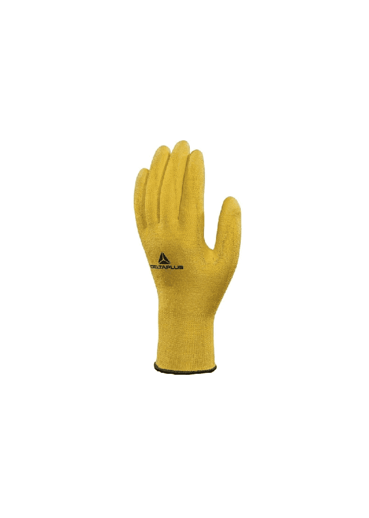 Delta Plus DELTANOCUTÂ® KNITTED GLOVE - PU-COATING PALM VECUT32BC06 Yellow 9