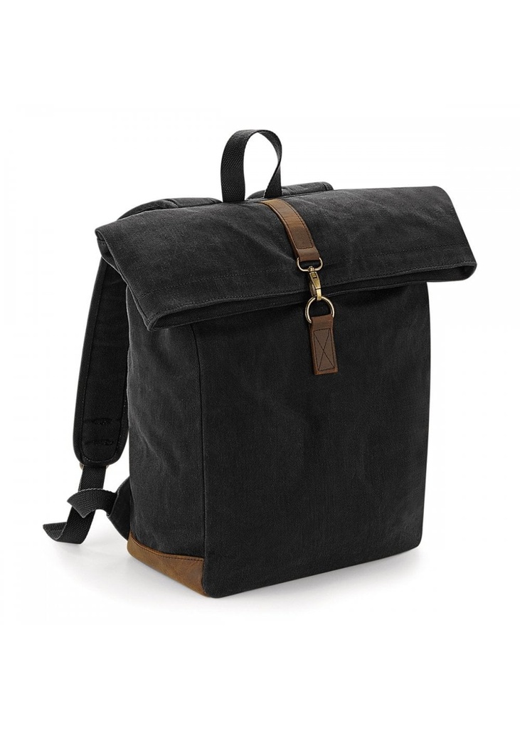 Quadra Heritage Waxed Canvas Backpack QD655
