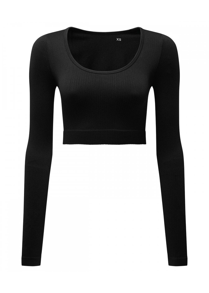 TriDri Women’s Ribbed Seamless '3D Fit' Crop Top TR224