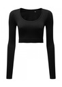 TriDri Women’s Ribbed Seamless '3D Fit' Crop Top TR224