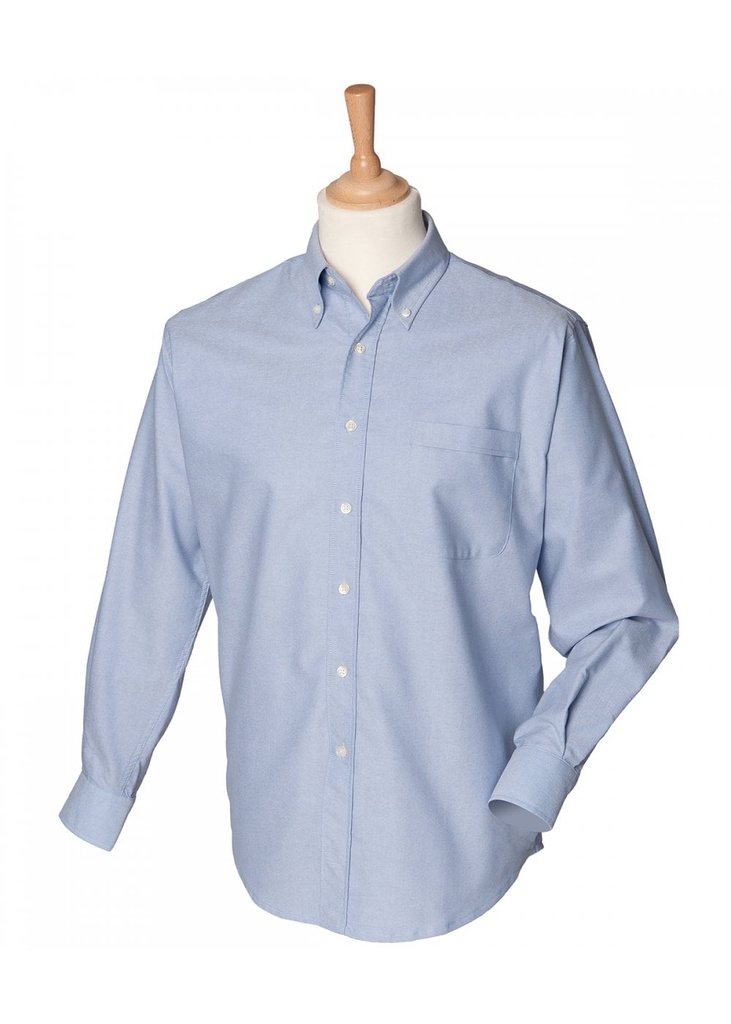 Henbury Long Sleeve Classic Oxford Shirt HB510
