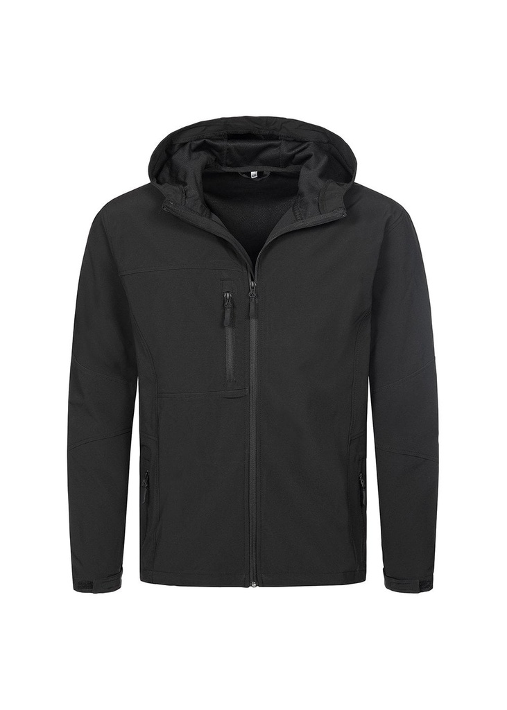 Stedman Active Men's Softest Shell Hooded Jacket ST5240