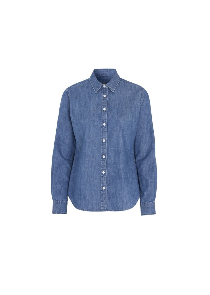 Cottover Ladies Denim Long Sleeve Shirt 141035