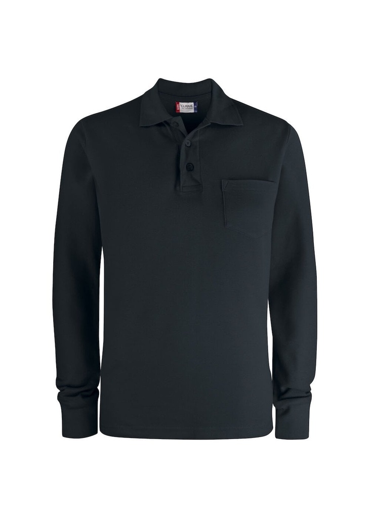 Clique Basic Polo Long Sleeve Pocket 028235