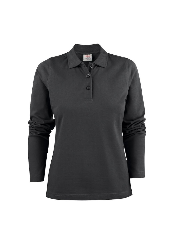 Printer Womens Surf Long Sleeve Pique Polo 2265012