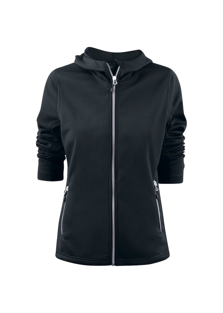 Printer RED Ladies Layback Zip Hoodie 2262057