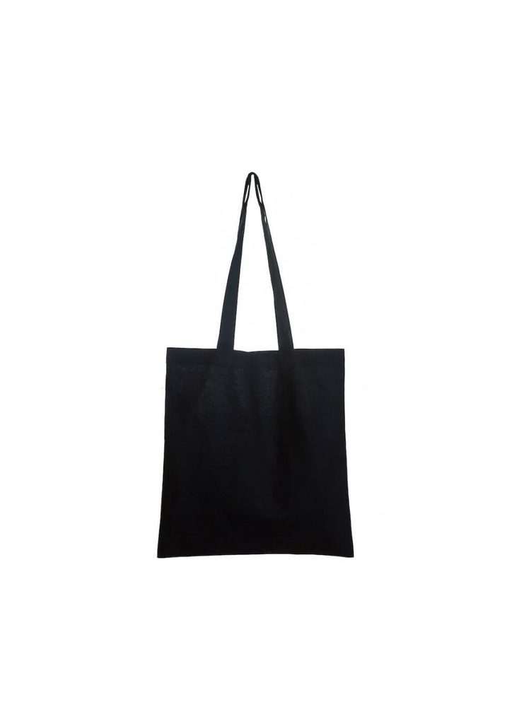 Bag Store Recycled Black Cotton Shopper BS86000