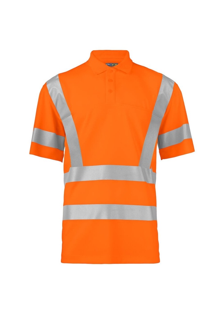Projob Piqué Hi Visibility Polo EN ISO 20471 Class 3/2 646040