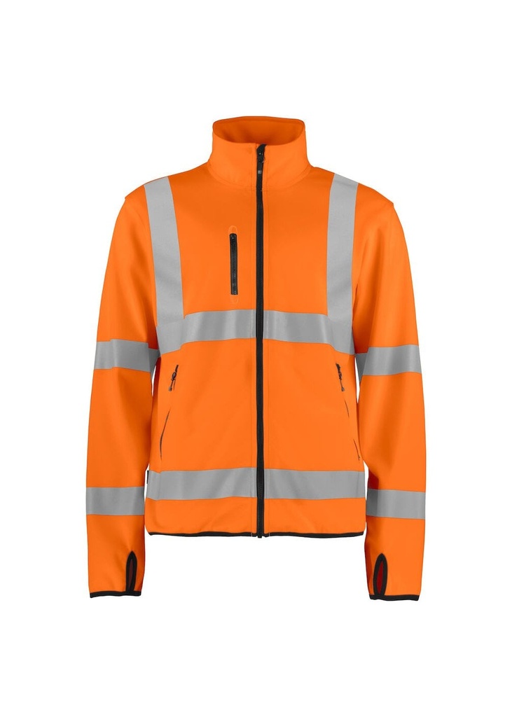 Projob Hi Visibility Softshell Jacket Lite EN ISO 20471 Class 3 646105