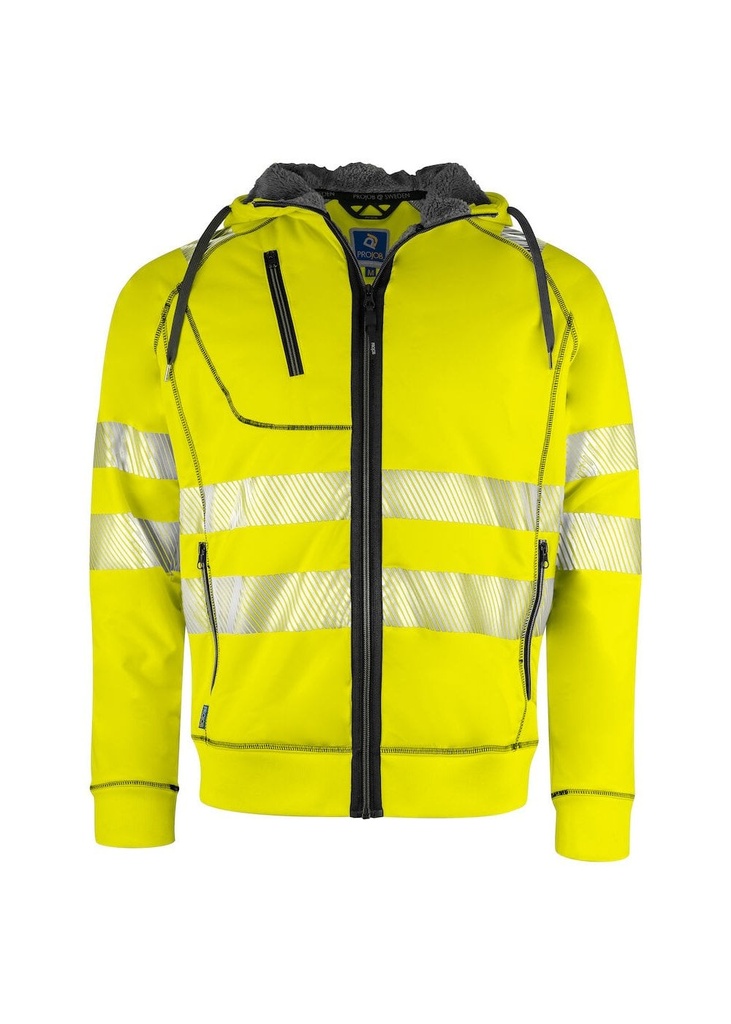 Projob Hi Visibility Hooded Jacket EN ISO 20471 Class 3/2 646130