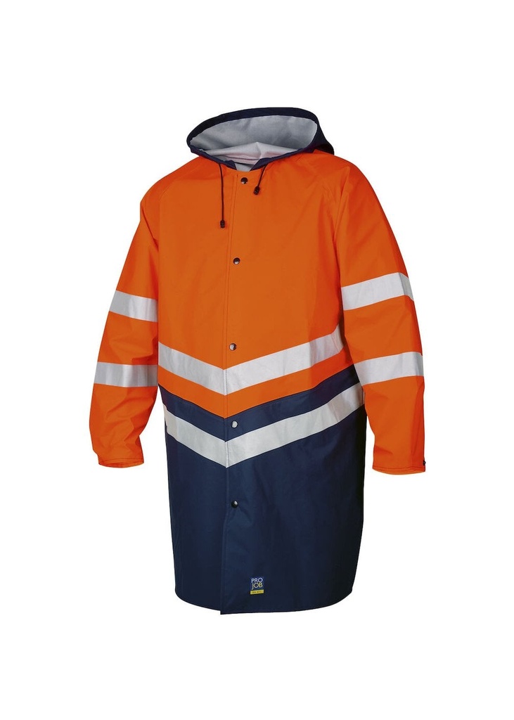 Projob Hi Visibility Rain Jacket EN ISO 20471 Class 3 646403