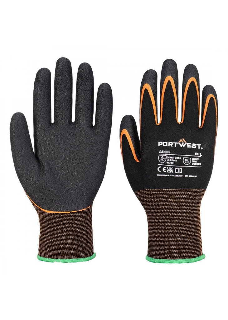 Portwest Grip 15 Nitrile Double Palm Glove AP35