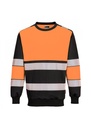 Portwest PW3 Hi-Vis Class 1 Sweatshirt PW376