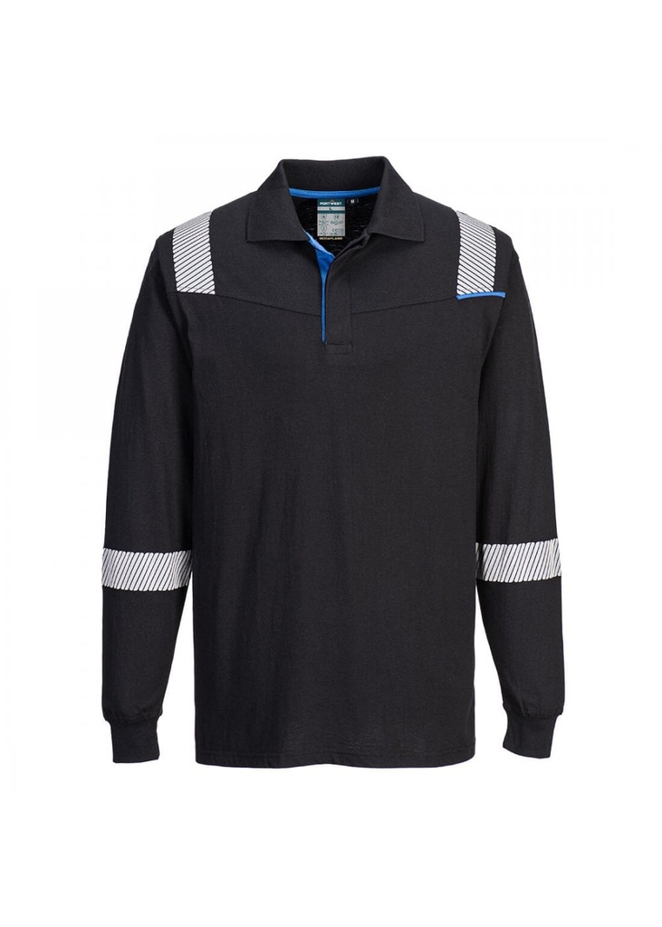Portwest WX3 Flame Resistant Long Sleeve Polo FR711