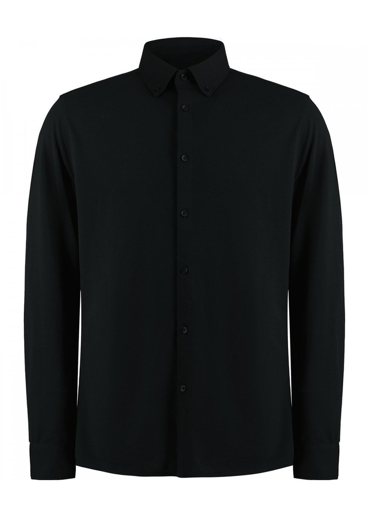 Kustom Kit Tailored Fit Superwash 60 Pique Shirt (Long Sleeve) KK143