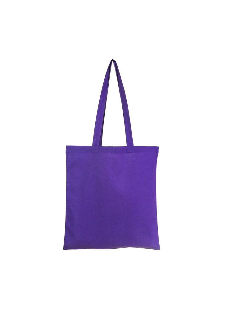 Bag Store Purple Cotton Shopper 4.5oz BS96000