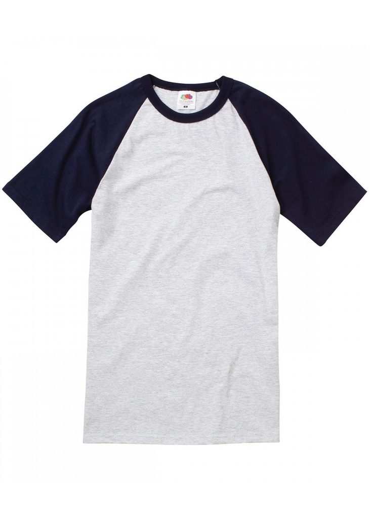 Fruit Of The Loom Short Sleeve Baseball T 61026