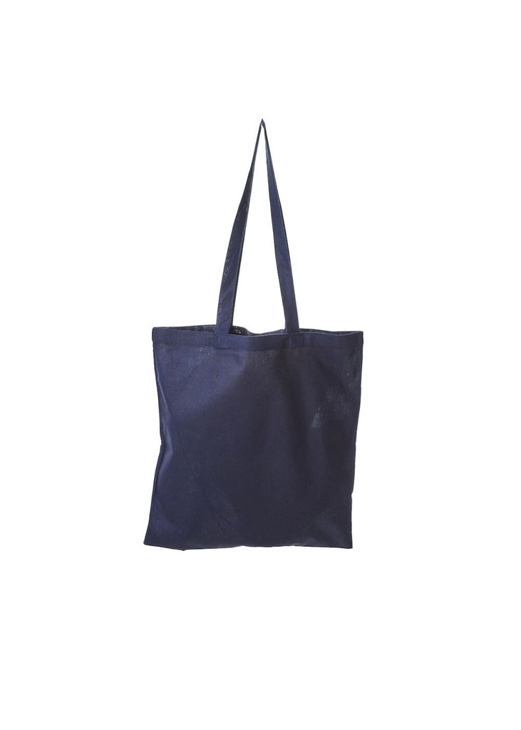 Bag Store Navy Cotton Shopper 4.5oz BS93000