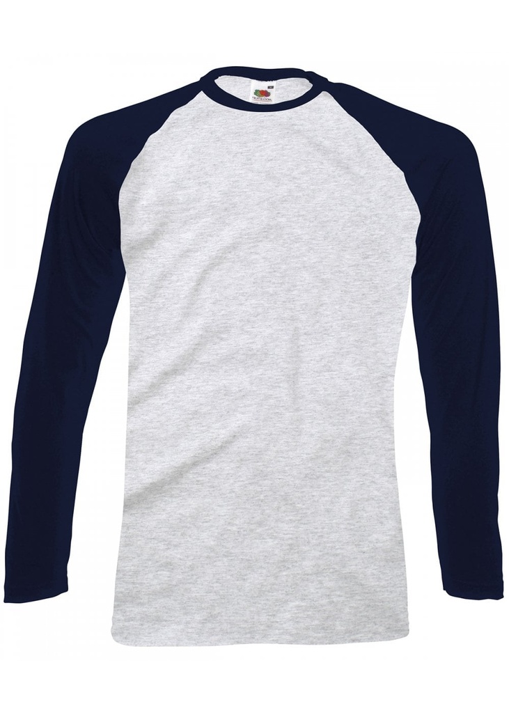Fruit Of The Loom Long Sleeve Baseball T 61028